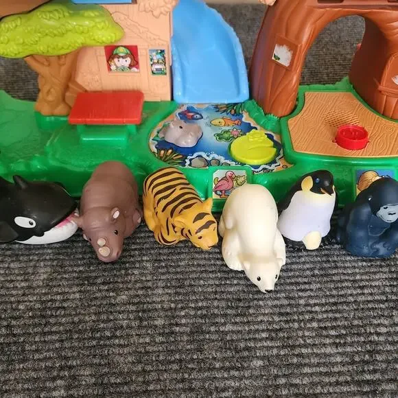 Fisher-Price Little People Zoo Talkers Animal Sounds Jungle Playset - Picture 6 of 6